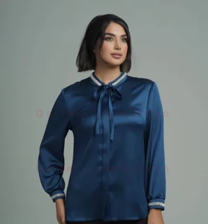 شومیز ساتن مجلسی سوسن